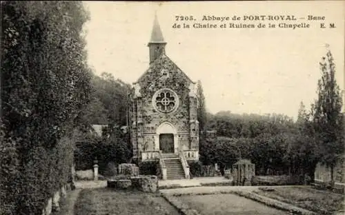 Ak Magny les Hameaux Yvelines, Abtei Port-Royal des Champs, Ruinen der Kapelle