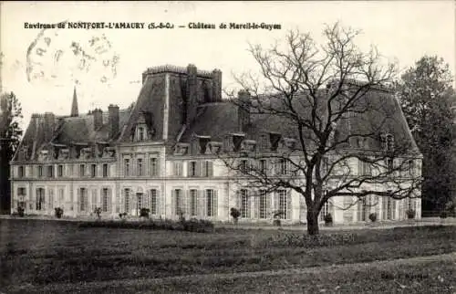 Ak Mareil-le-Guyon Yvelines, Schloss