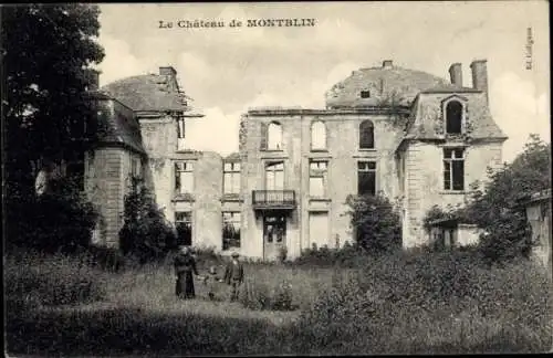 Ak Montblin Yvelines, Schloss