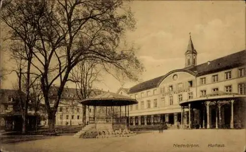 Ak Niederbronn les Bains Bad Niederbronn Elsass Bas Rhin, Kurhaus