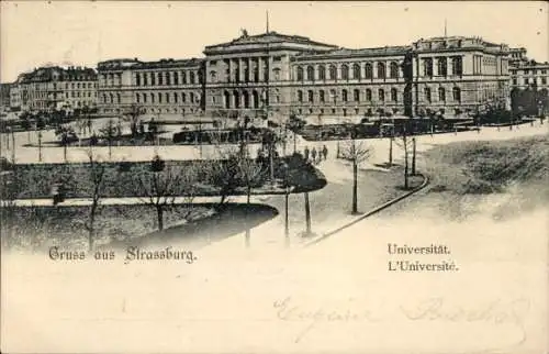 Ak Strasbourg Straßburg Elsass Bas Rhin, Universität, L'Université