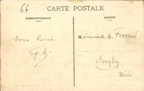 Ak Saint Maixent Deux Sèvres, Brücke, Kirche