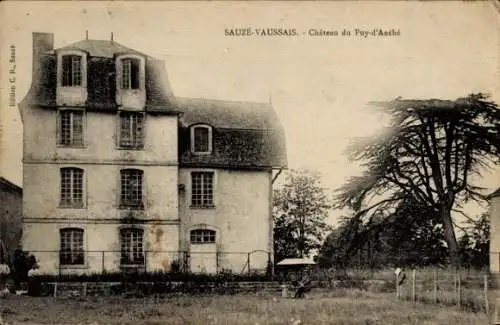 Ak Sauzé Vaussais Deux Sèvres, Chateau du Puy-d’Anché