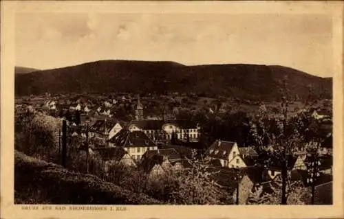 Ak Niederbronn les Bains Bad Niederbronn Elsass Bas Rhin, Gesamtansicht