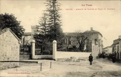 Ak Vaour Tarn, Avenue de Cahors, Tour du Chateau