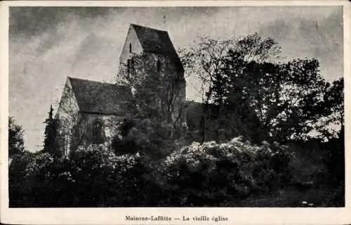 Ak Maisons Laffitte Yvelines, alte Kirche