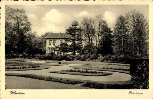 Ak Hilversum Nordholland Niederlande, Rosarium