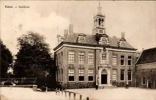 Ak Edam Volendam Nordholland Niederlande, Rathaus