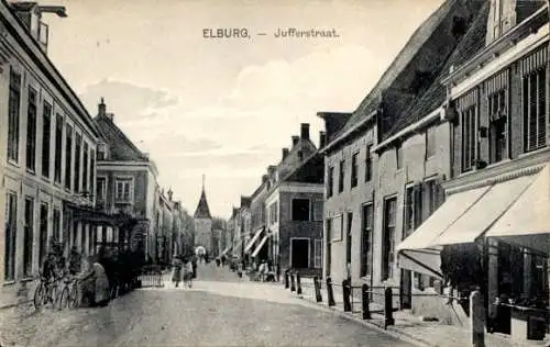 Ak Elburg Gelderland, Jufferstraat