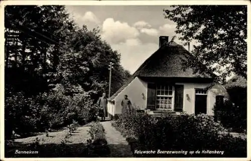 Ak Bennekom Gelderland, Veluwe Bauernhaus auf dem Hollenberg