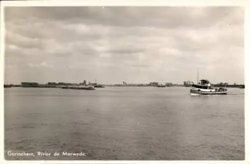 Ak Gorinchem Südholland Niederlande, Fluss Merwede