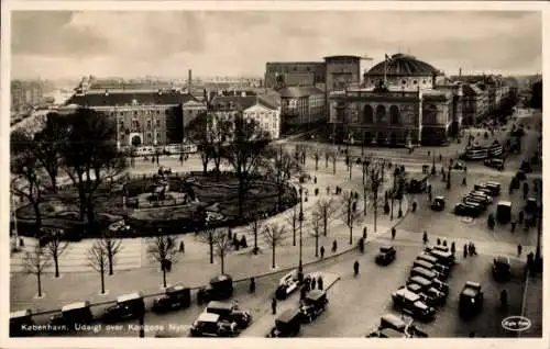 Ak København Kopenhagen Dänemark, Udsigt over Kongens Nytorv