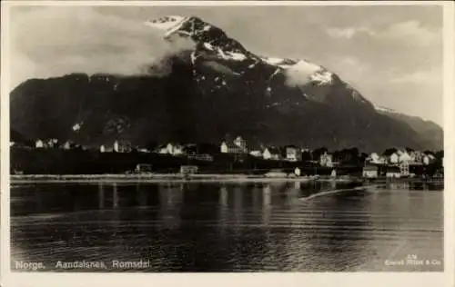 Ak Åndalsnes Aandalsnes Norwegen, Romsdal, Panorama