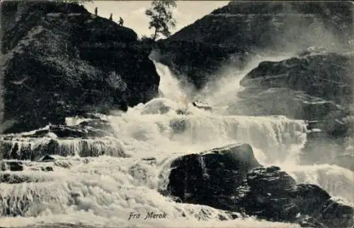 Ak Merok Geiranger Norwegen, Wasserfall