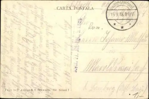 Ak Brăila Rumänien, Platz des Heiligen Erzengel