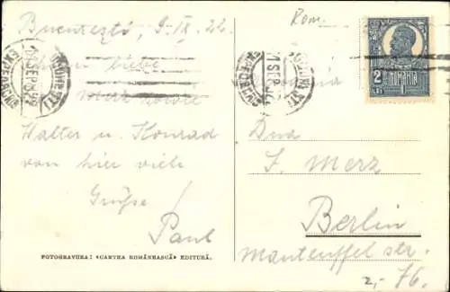 Ak București Bukarest Rumänien, Palast