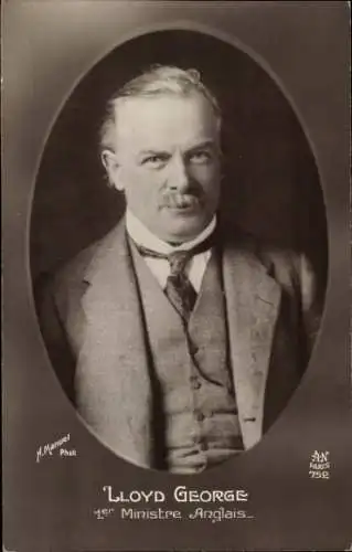 Ak Lloyd George, 1. englischer Minister