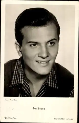 Ak Schauspieler Pat Boone, Portrait