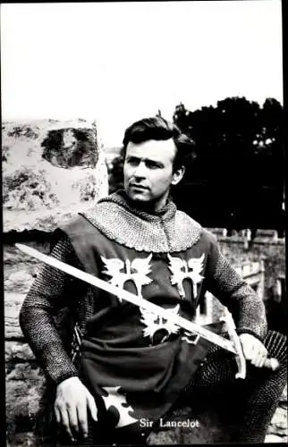 Ak Schauspieler William Russell, Filmszene, Sir Lancelot