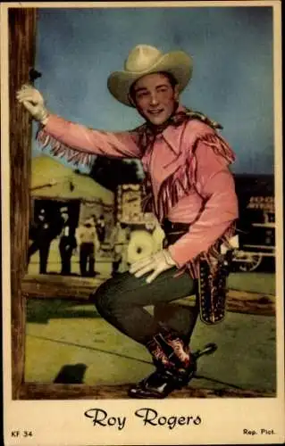 Ak Schauspieler und Sänger Roy Rogers, Portrait, Singing Cowboy