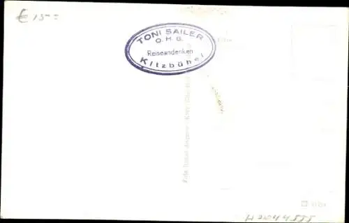 Ak Skirennläufer und Schauspieler Toni Sailer, Autogramm