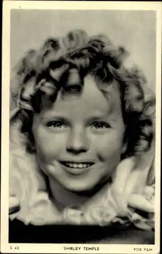 Ak Schauspielerin Shirley Temple, Portrait, Fox Film