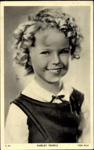 Ak Schauspielerin Shirley Temple, Portrait, Fox Film, S 44