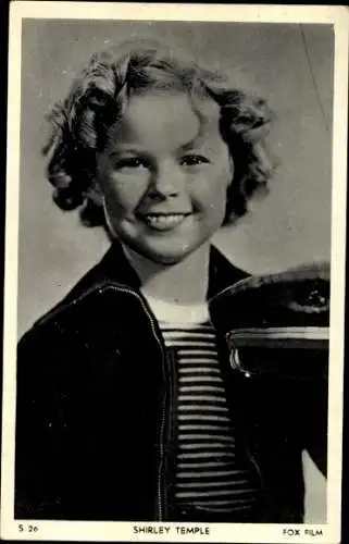 Ak Schauspielerin Shirley Temple, Portrait mit Schreibblock, Fox Film, S 31