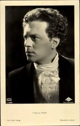 Ak Schauspieler Hans Holt, Portrait