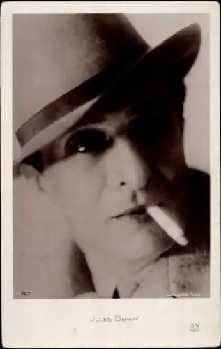 Ak Schauspieler Jules Berry, Portrait