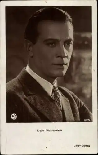 Ak Schauspieler Ivan Petrovich, Portrait