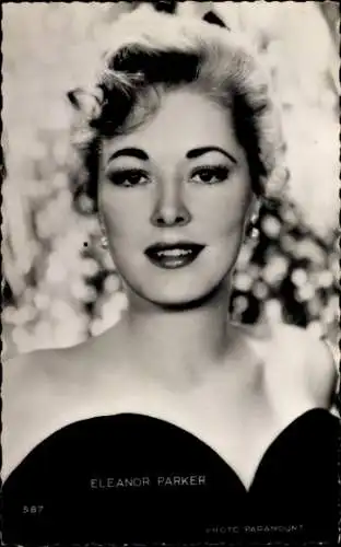 Ak Schauspielerin Eleanor Parker, Portrait