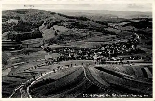 Ak Gomadingen in Württemberg, Fliegeraufnahme