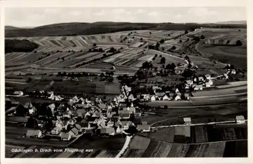 Ak Gächingen Sankt Johann auf der Schwäbischen Alb, Fliegeraufnahme