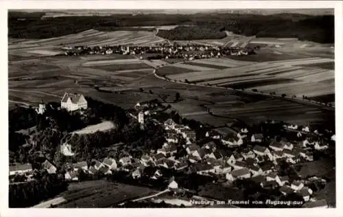 Ak Neuburg an der Kammel Schwaben, Fliegeraufnahme