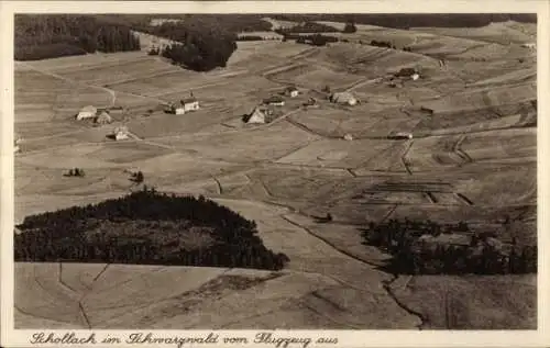 Ak Schollach Eisenbach im Schwarzwald, Fliegeraufnahme