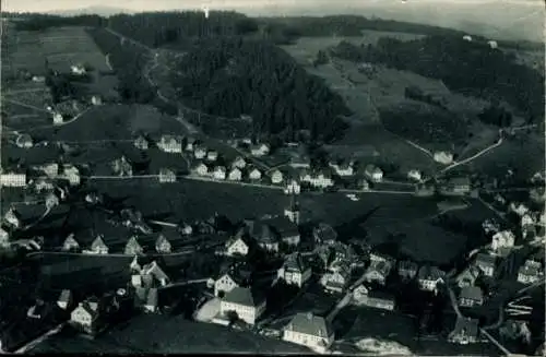 Ak Schonach im Schwarzwald, Fliegeraufnahme