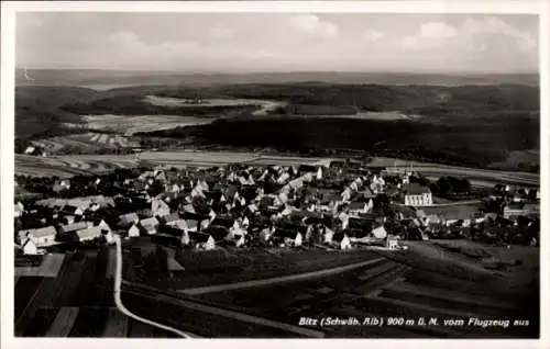 Ak Bitz Schwäbische Alb Württemberg, Fliegeraufnahme