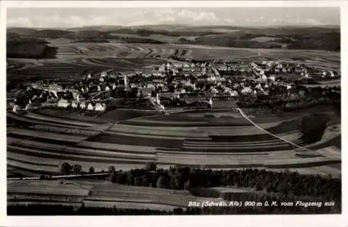 Ak Bitz Schwäbische Alb Württemberg, Fliegeraufnahme