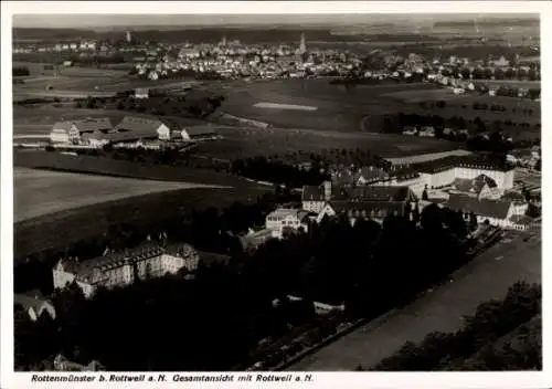 Ak Rottenmünster Rottweil am Neckar, Fliegeraufnahme