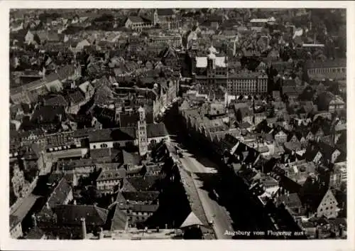 Ak Augsburg in Schwaben, Fliegeraufnahme