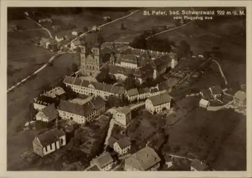 Ak St. Peter im Schwarzwald, Fliegeraufnahme