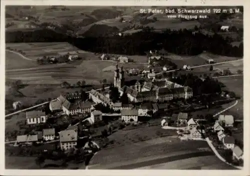 Ak St. Peter im Schwarzwald, Fliegeraufnahme