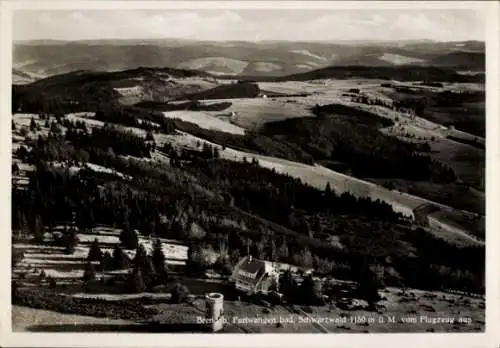 Ak Furtwangen im Schwarzwald, Brend, Brendturm, Fliegeraufnahme, Höhengasthaus z. Brendturm