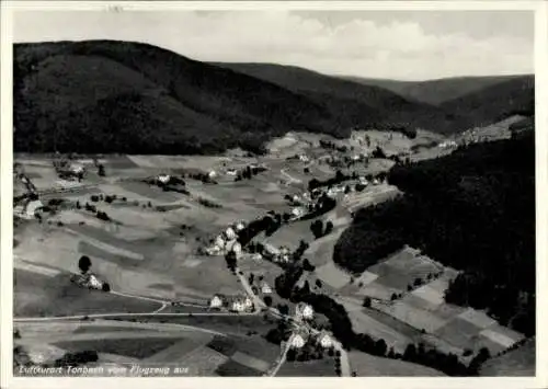 Ak Tonbach Baiersbronn im Schwarzwald, Fliegeraufnahme