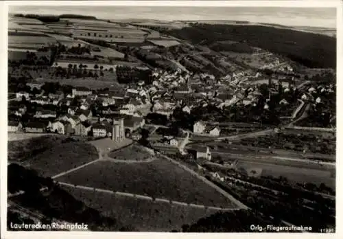 Ak Lauterecken in der Pfalz, Fliegeraufnahme