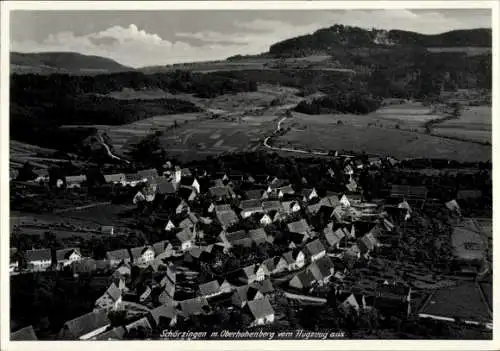 Ak Schörzingen Schömberg im Zollernalbkreis, Fliegeraufnahme