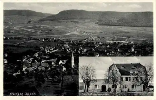 Ak Erzingen im Klettgau Baden,  Gasthof zum Hirschen