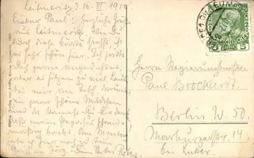 Ak Litoměřice Leitmeritz Region Aussig, Ringplatz