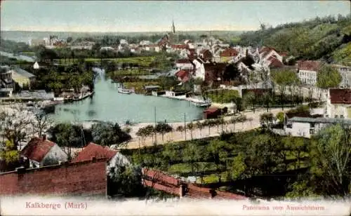 Ak Kalkberge Rüdersdorf in der Mark, Panorama vom Aussichtsturm